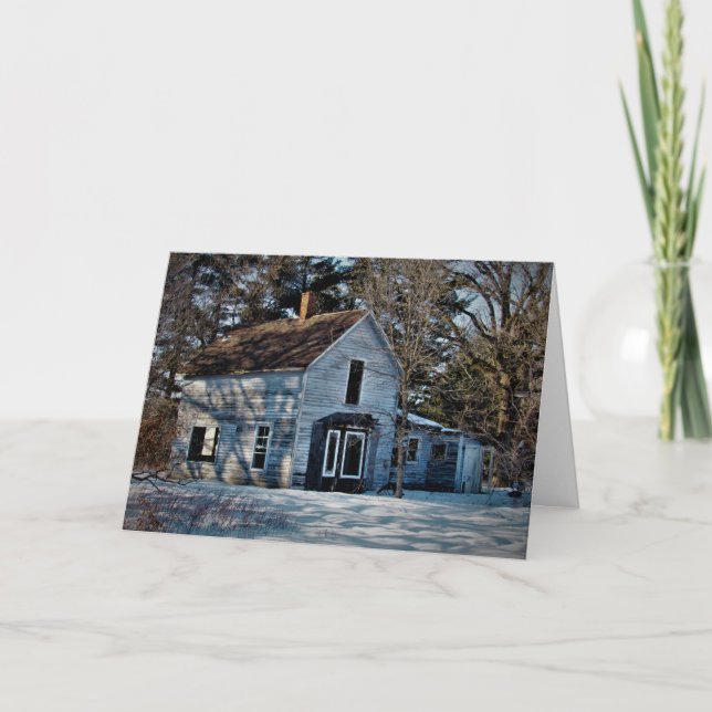 Cartão de Natal "Passado Quebrado" (Frente)