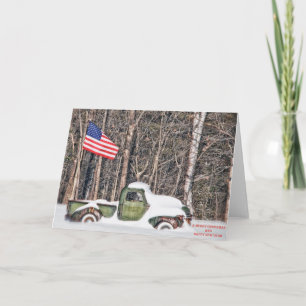 Cartão de Natal Patriótico