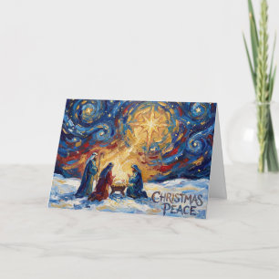 Cartão de Natal Paz de Natal