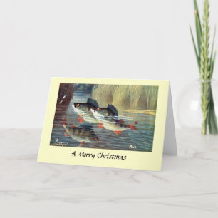 Cartão de Natal - Perch