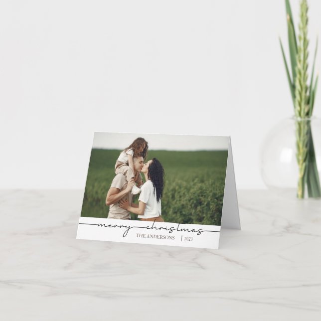 Cartão de Natal Personalizado (Frente)