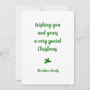 Cartão de Natal Personalizado