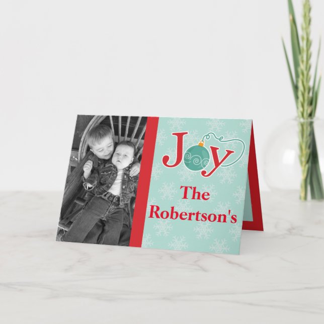 Cartão de Natal Personalizado (Frente)