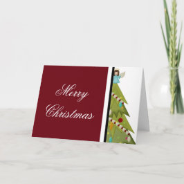 Cartão de Natal Personalizado Clássico