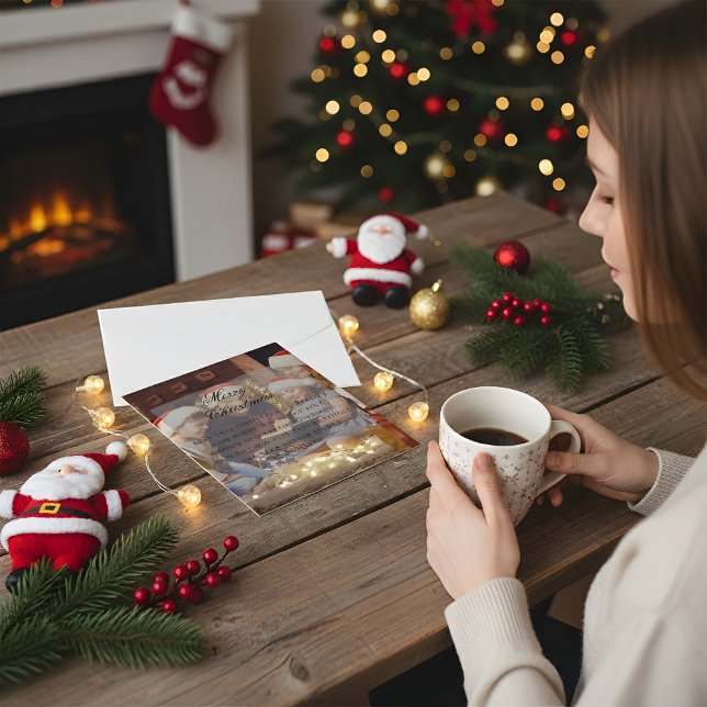 Cartão de Natal Personalizado com Foto (Criador carregado)