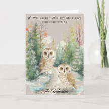 Cartão de Natal personalizado com foto da família