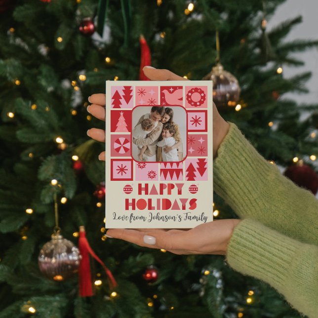 Cartão de Natal personalizado com imagem  (Criador carregado)