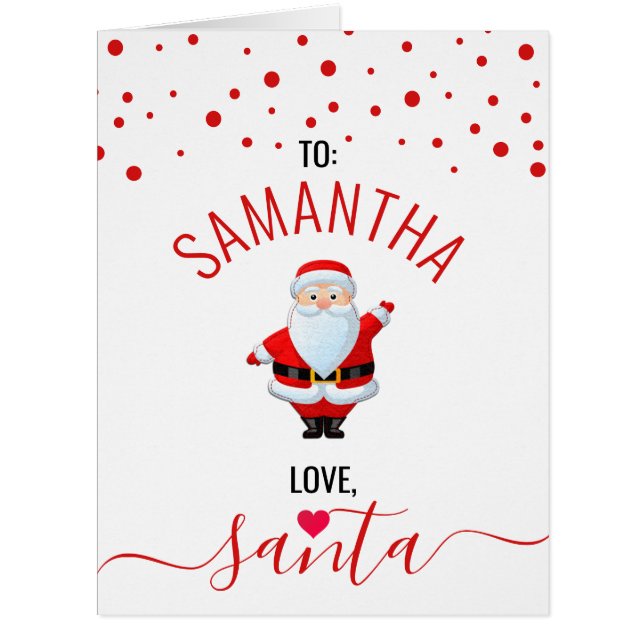 Cartão de Natal Personalizado de Papais noeis (Frente)