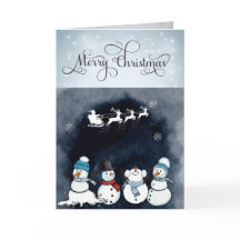 Cartão de Natal Personalizado de Saudade