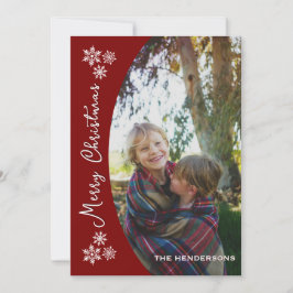 Cartão de Natal Personalizado de Snow Dayz | Verme