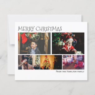 Cartão de Natal Personalizado do Orçamento