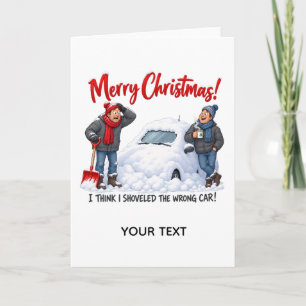 Cartão de Natal Personalizado e Divertido de Remoç
