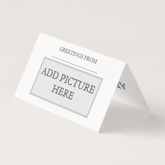 Cartão de Natal Personalizado Horizontal (Frente)