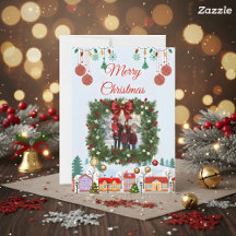 Cartão de Natal Personalizado para a Família