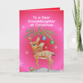 Cartão de Natal Personalizado para Meninas