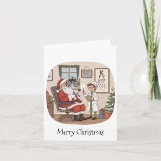 Cartão de Natal Personalizado para Optometrista