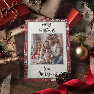 Cartão de Natal Personalizado para Papais noeis Re