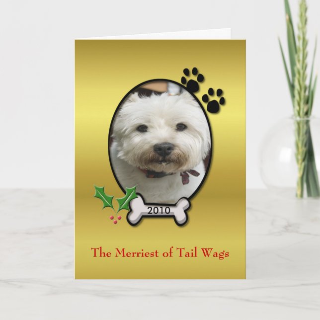 Cartão de Natal Pet (Frente)