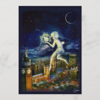 Cartão de Natal Peter Pan