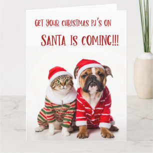 Cartão de Natal Pets