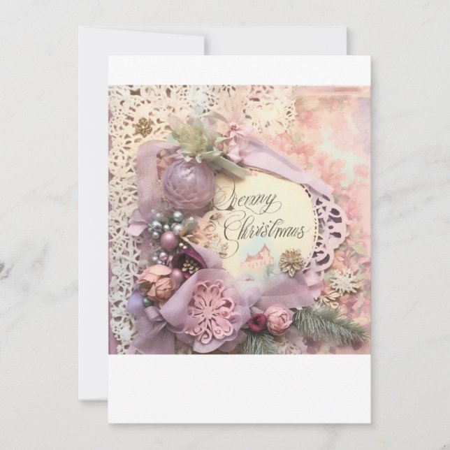 Cartão de Natal Plano (Frente)