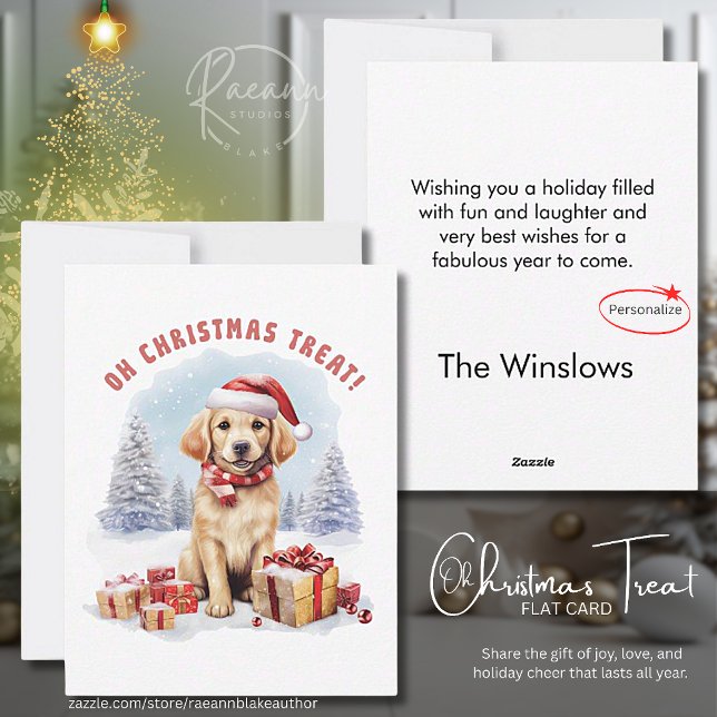 Cartão de Natal Plano (Criador carregado)