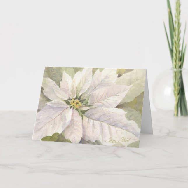 Cartão de Natal Poinsettia 09poinsettia1-3 (Frente)