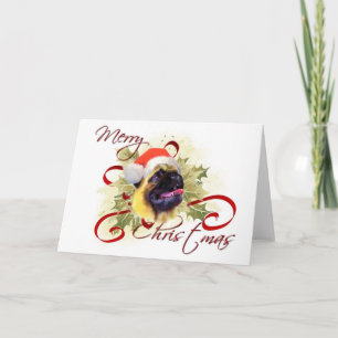 Cartão de Natal Pug