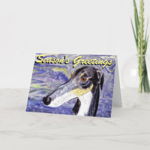 Cartão de Natal Quirky lurcher