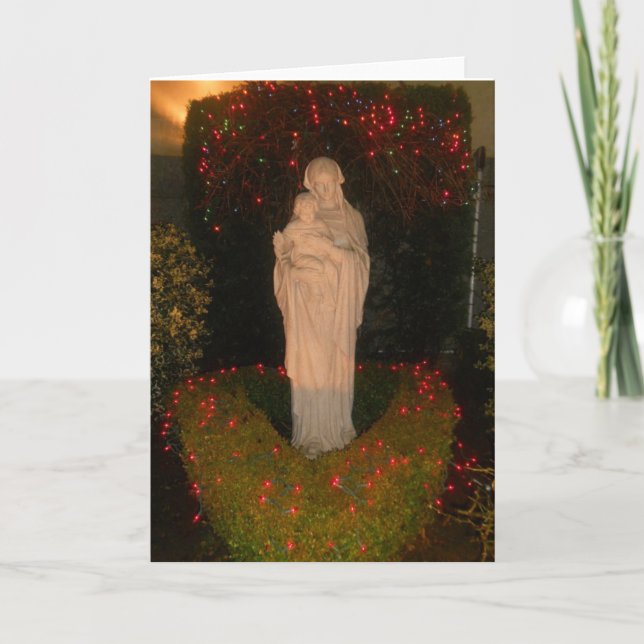 Cartão de natal religioso (Frente)