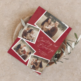 Cartão de Natal Religioso para Colagem de Script