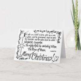 Cartão de Natal Religioso Tangido