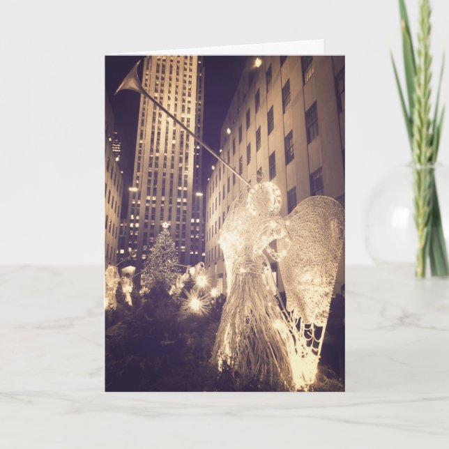 Cartão de Natal - Rockefeller Center - Nova York (Frente)