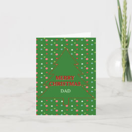 Cartão de Natal Românico Feliz para o Pai