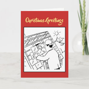 Cartão de Natal Roofer