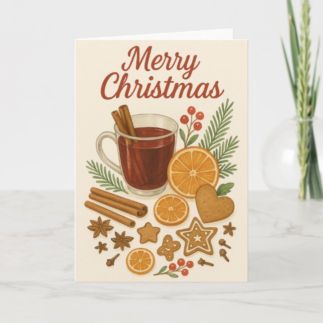 Cartão de Natal Russo (Frente)