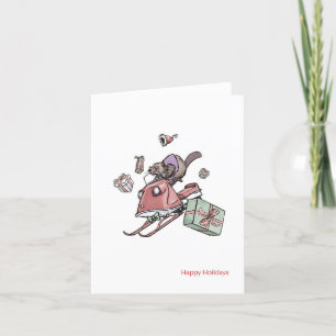 Cartão de Natal Russo de Férias