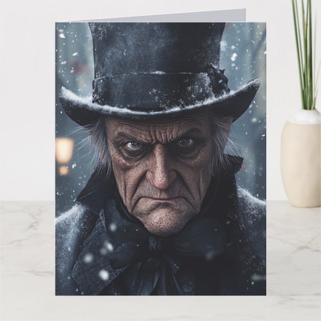 CARTÃO DE NATAL SCROOGE BAH HUMBUG (Frente)