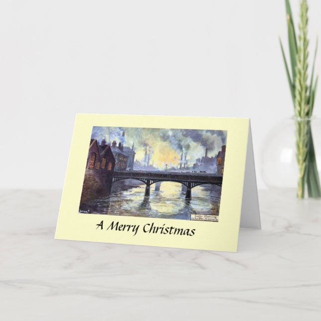 Cartão de Natal - Sheffield, Yorkshire (Frente)