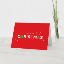 Cartão de Natal Simples em Bold Foil