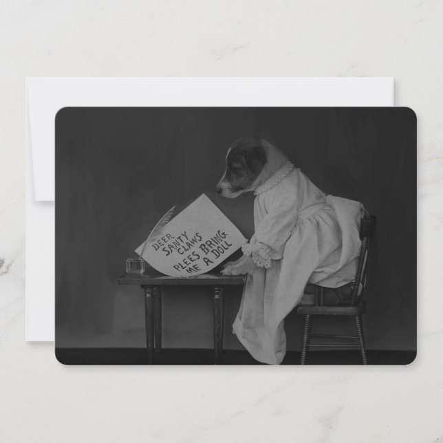 Cartão de Natal Simples Expectativo Do Xmas (Frente)