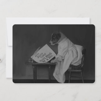 Cartão de Natal Simples Expectativo Do Xmas