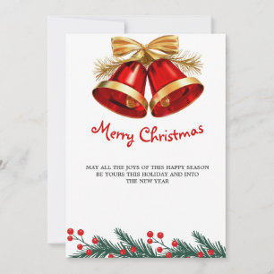 cartão de natal simples luxuoso, cartão de natal p