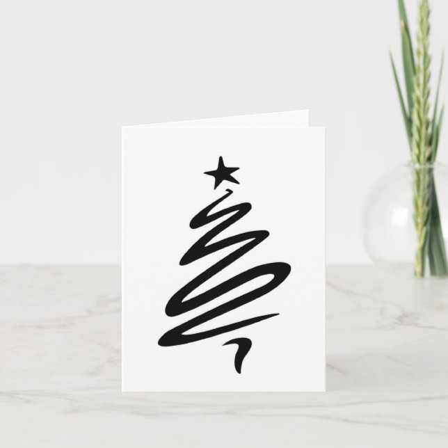 Cartão de Natal, Simples, Minimalista (Frente)