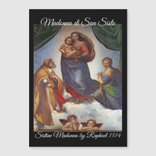 Cartão de Natal Sistine Madonna