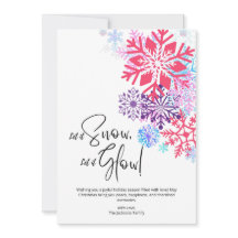 Cartão de Natal Snowy Bliss