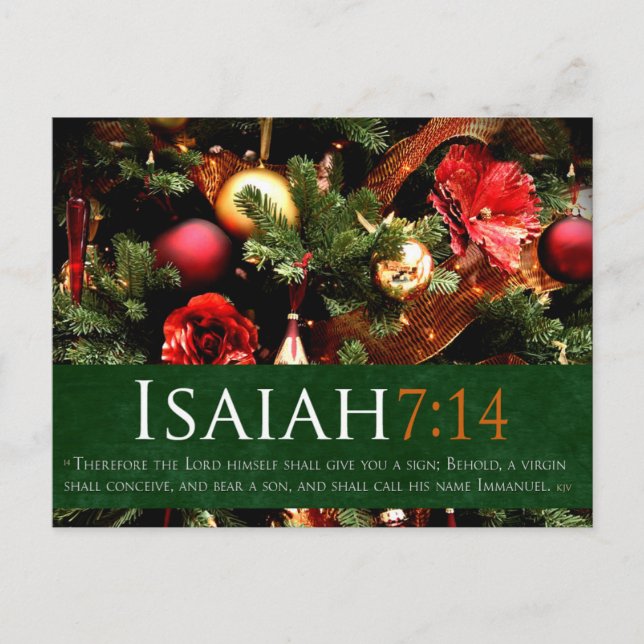 Cartão de Natal sobre Natividade Religiosa (Frente)