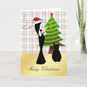 Cartão de Natal sofisticado