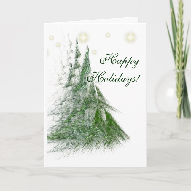 Cartão de Natal STARS & FIRS (Frente)