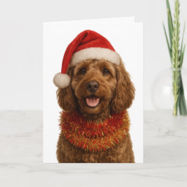 Cartão de Natal super fofo de Cockerpoo